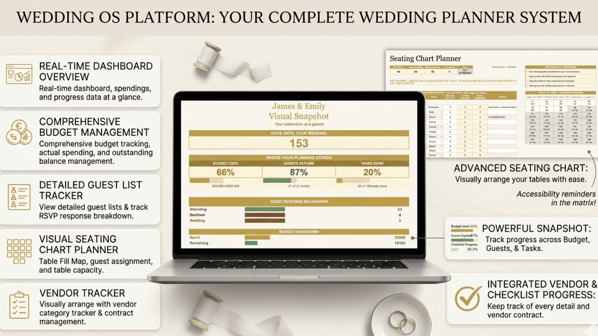 Wedding OS dashboard tab