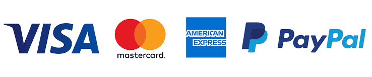 Secure payment - Visa, Mastercard, and more